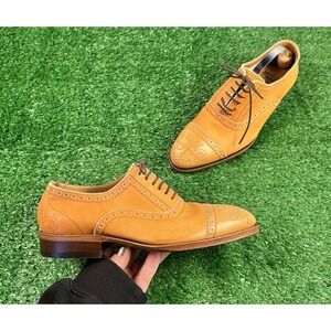 John Fluevog Brandenburg Classic Capped Toe Brogue Shoes Men 5 Women 7